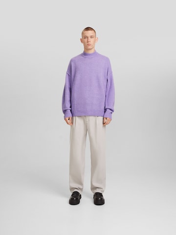 Bershka Sweater in Purple