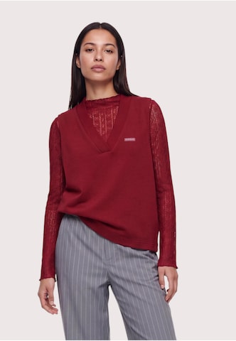 OH APRIL Sweatshirt 'Briella' in Rood: voorkant
