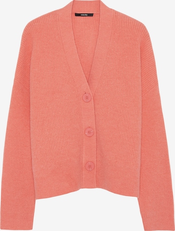 Someday Knit Cardigan 'Tanshi' in Orange: front
