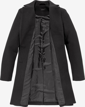 LAURA SCOTT Between-Seasons Coat in Black