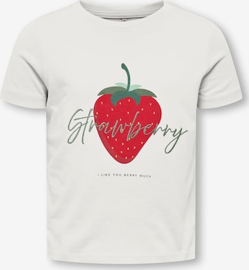 Only Mini T-shirt 'KMGCANDY' i vit: framsida