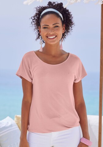 T-shirt VIVANCE en rose : devant