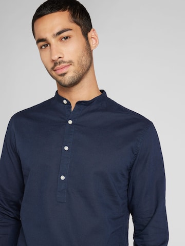 JACK & JONES Regular Fit Hemd in Blau