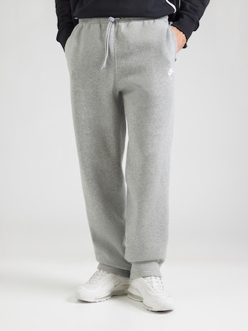 Nike Sportswear Regular Trousers 'Club' in Grey: front