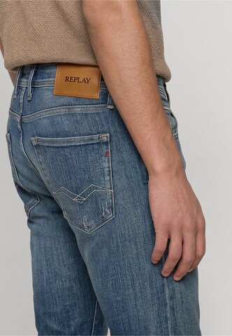 REPLAY Regular Jeans 'GROVER' in Blau