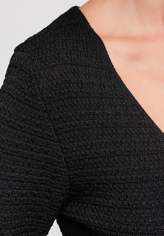 Ombre Knit cardigan in Black