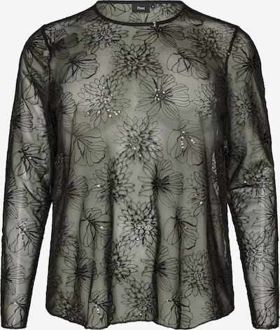 Zizzi Bluse 'MASMIN' in L in schwarz, Produktansicht