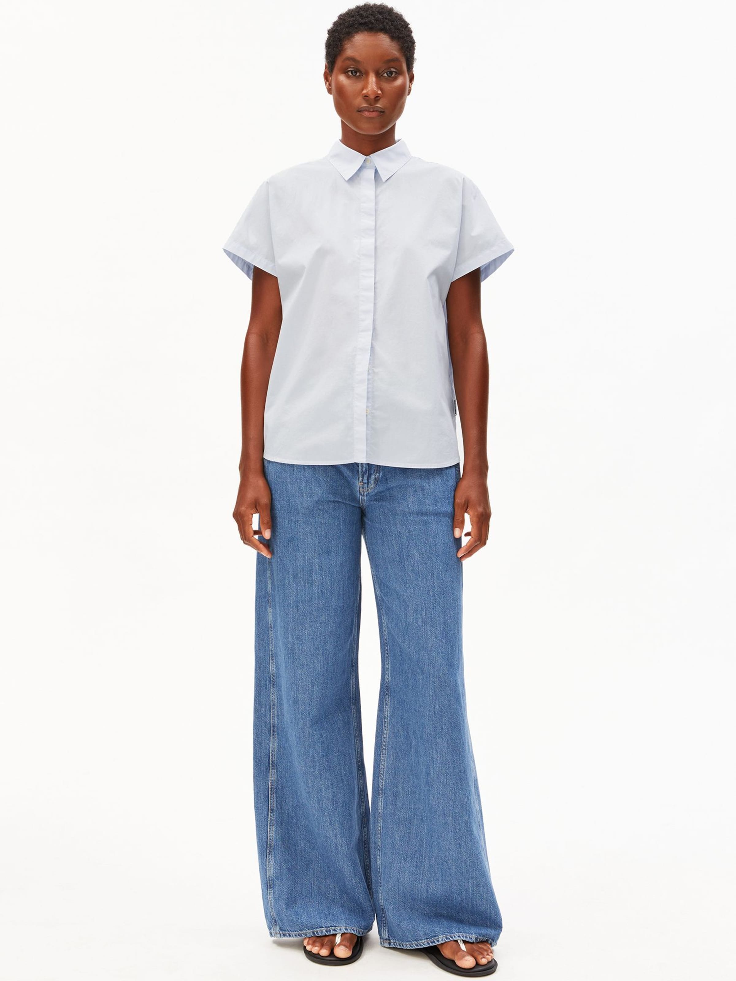 ARMEDANGELS Blouse 'LARISAANA' in Blue: front