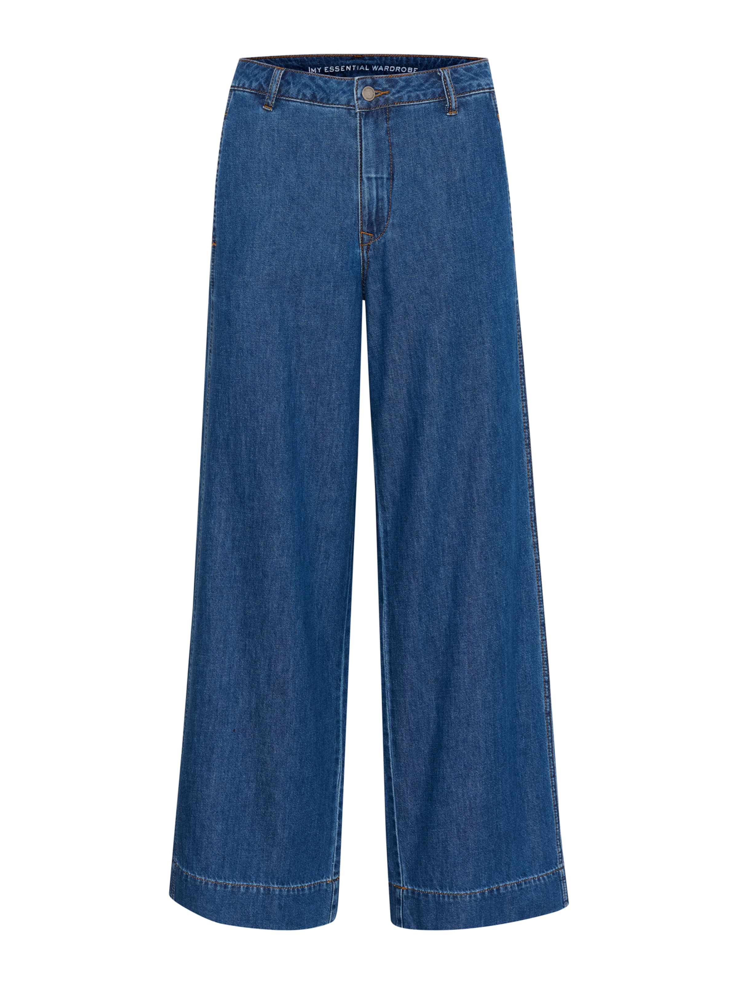My Essential Wardrobe Szeroka nogawka Jeansy 'Hilma' w kolorze niebieski: przód
