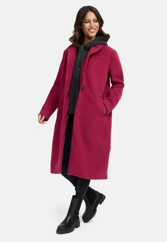 Manteau mi-saison 'Kekstraum 14' NAVAHOO en rouge