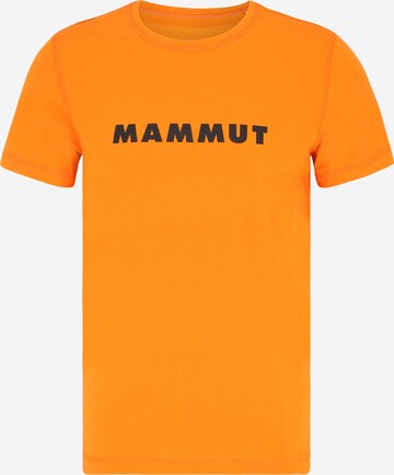 MAMMUT Funkční tričko – oranžová: přední strana