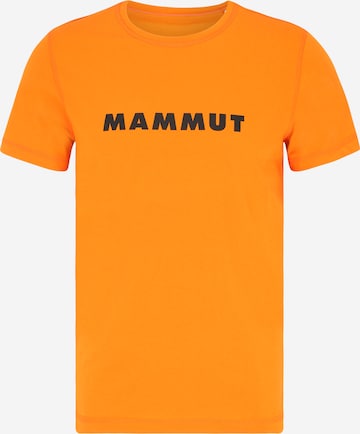 Tricou funcțional de la MAMMUT pe portocaliu: față