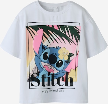 Maglietta 'NKFAFTINA STITCH' di NAME IT in bianco: frontale
