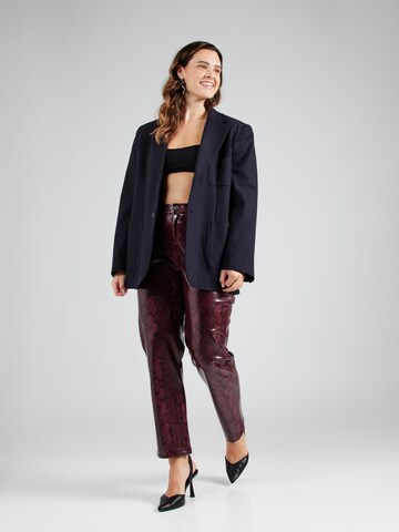 ONLY Carmakoma - regular Pantalón 'CARAZULA' en rojo