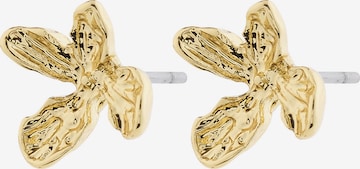 Boucles d'oreilles 'Aglaia' Pilgrim en or : devant