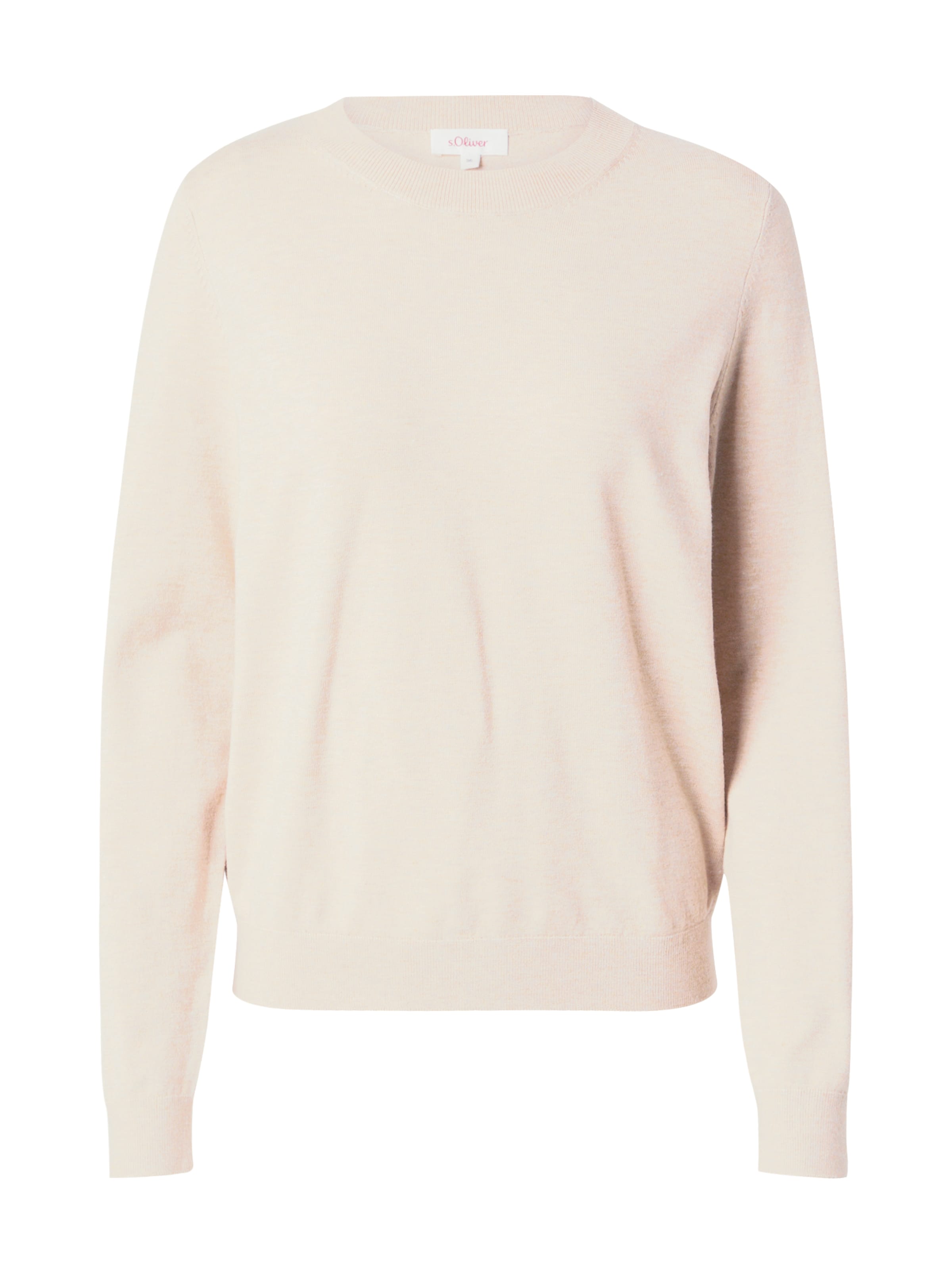 s.Oliver Pullover in Beige: Vorderseite