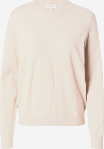 s.Oliver Pullover i beige: forside