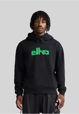 Pull-over ' ' elho en noir : devant