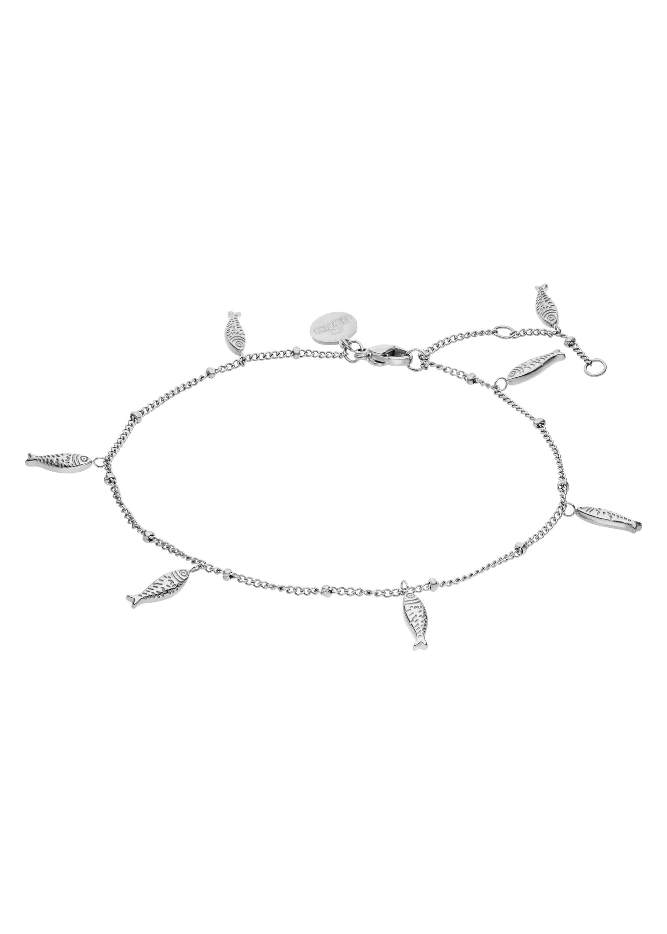 PURELEI - Joyería para pies 'Vitamin Sea' en plata: frente