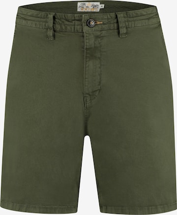 Shiwi - Pantalón chino 'Jack' en verde: frente