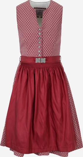 MARJO Dirndl 'Karine' en rose / rouge / blanc, Vue avec produit