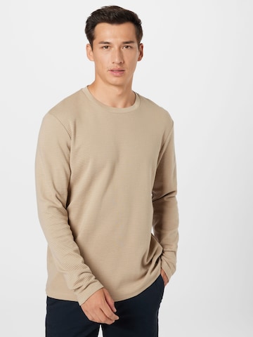 JACK & JONES Shirt 'Philly' in Beige: voorkant