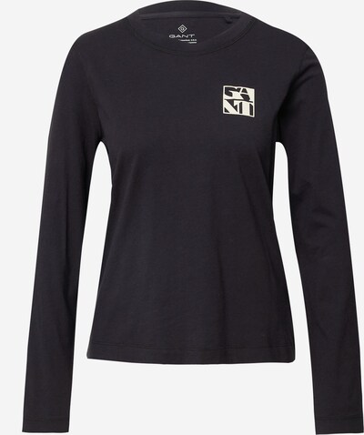 GANT T-shirt en noir / blanc, Vue avec produit