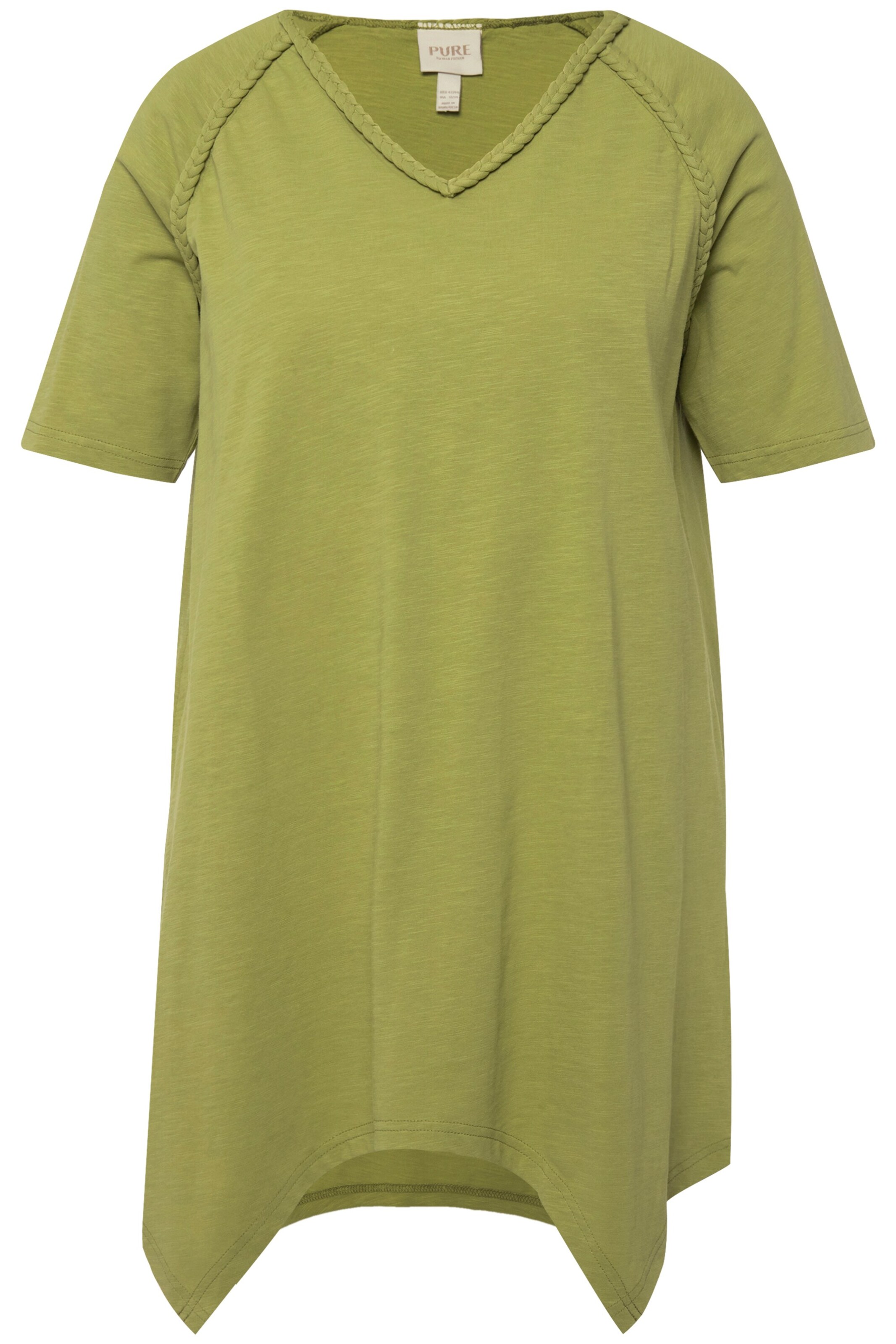 T-shirt Ulla Popken en vert : devant