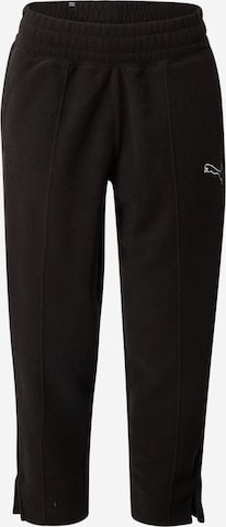 PUMA Regular Sports trousers in Black: front