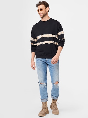 !Solid Sweatshirt in Zwart