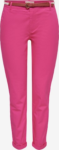 Pantalon chino 'BIANA' ONLY en rose : devant