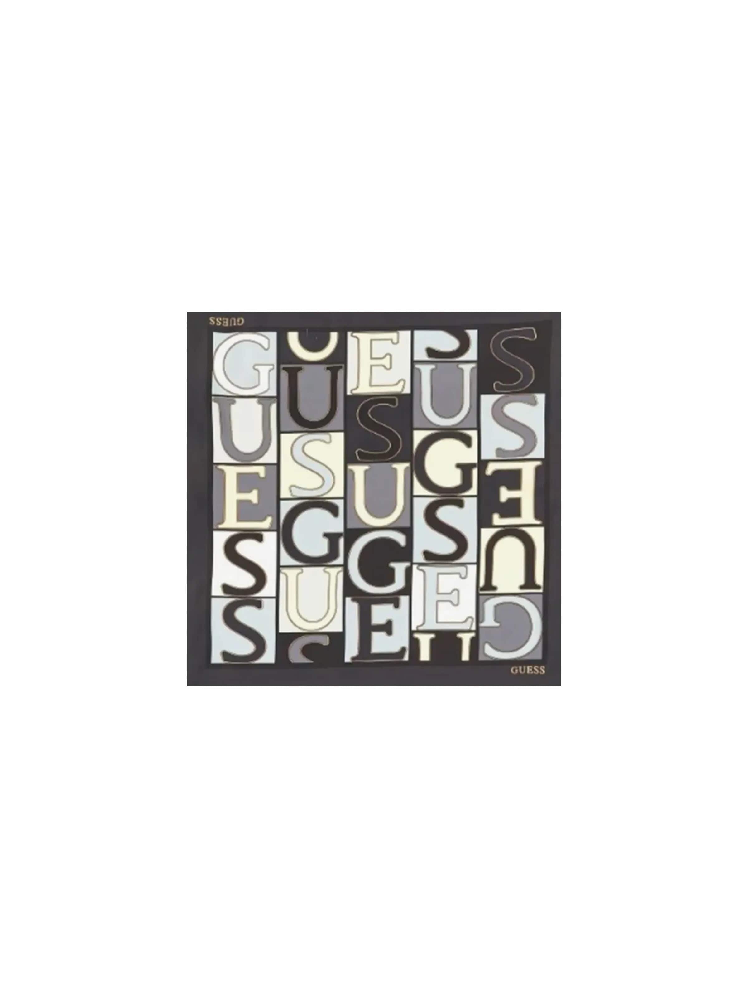 GUESS - Pañuelo 'One life' en negro