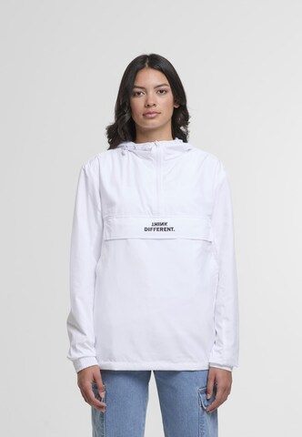 Mister Tee Between-Season Jacket 'Think Different' in White