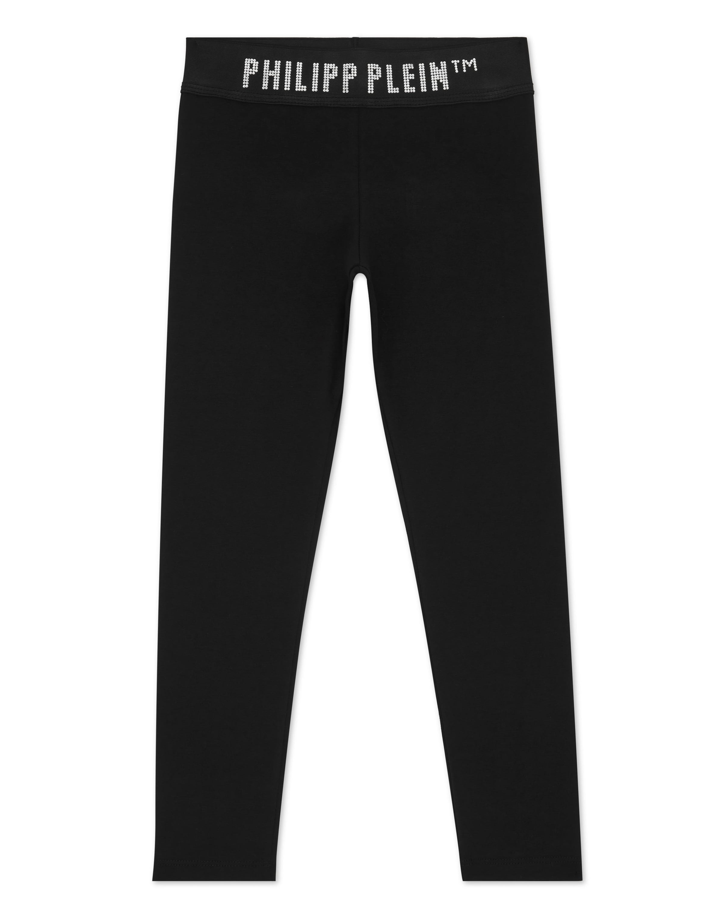 Skinny Leggings Philipp Plein en noir : devant
