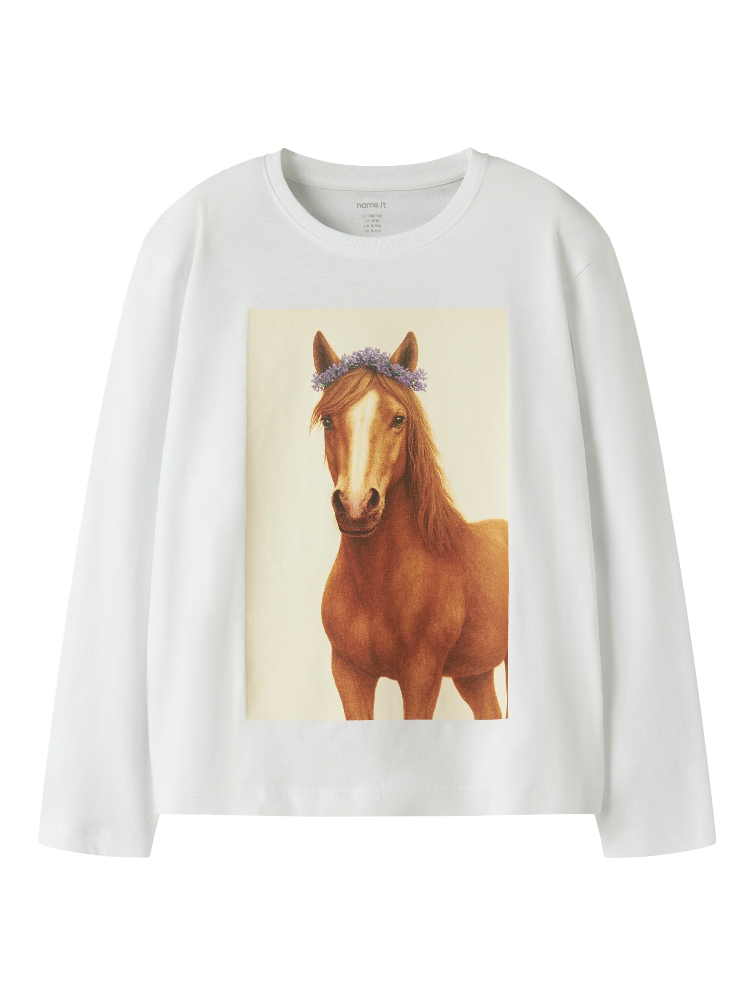 NAME IT - Camiseta 'NKFVotea' en blanco: frente