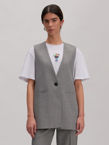 EDITED - Chaleco 'Silena' en gris: frente