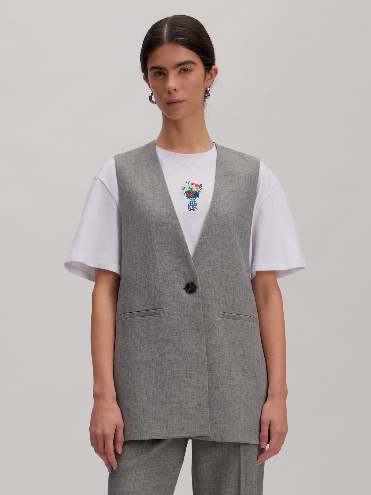 EDITED Novedades Chaleco 'Silena' gris