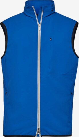 Boggi Milano Sportbodywarmer in Blauw: voorkant