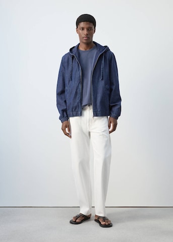 MANGO MAN Between-Season Jacket 'Deia' in Blue