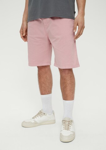 QS Regular Trousers in Pink: front