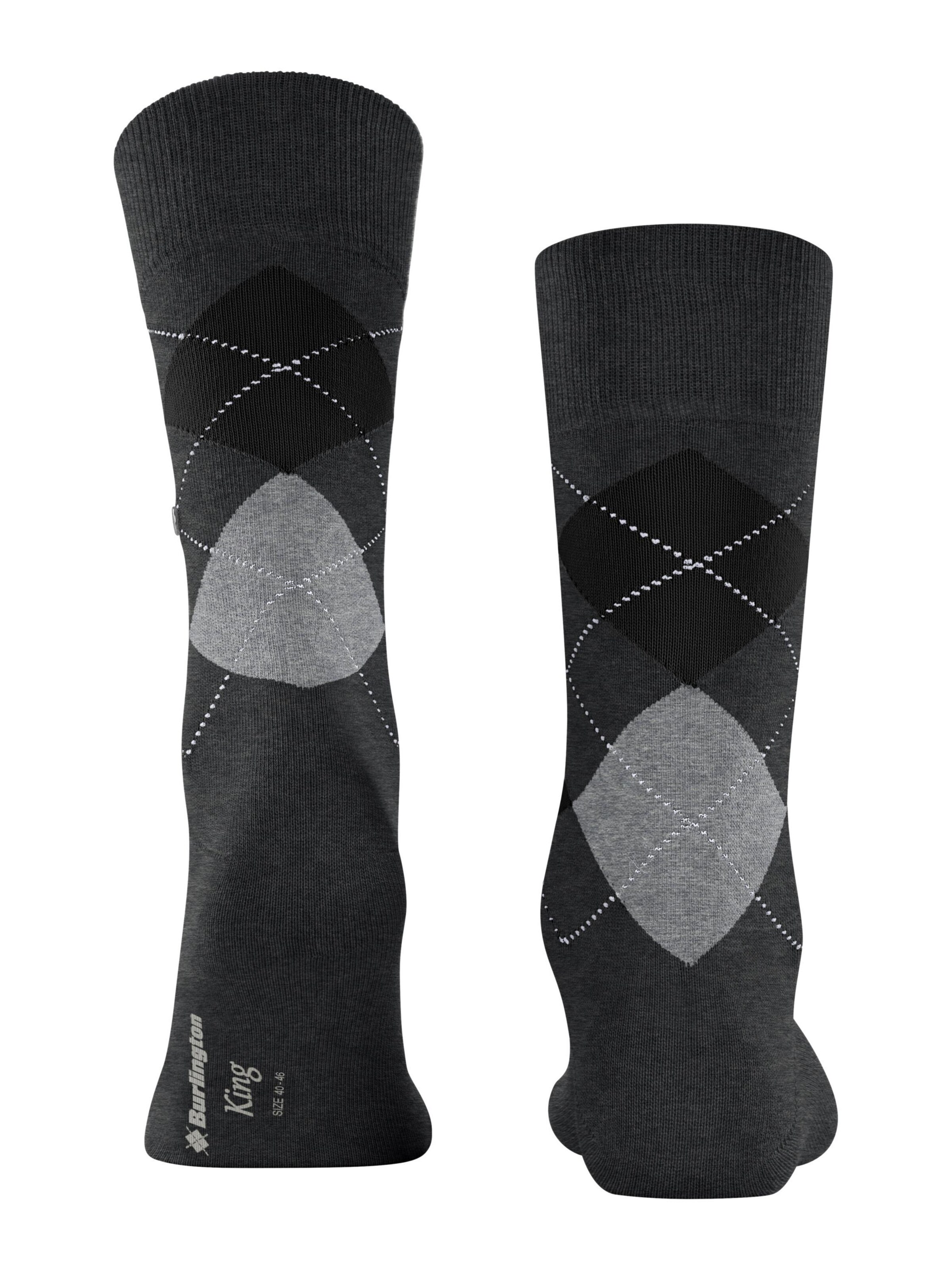 BURLINGTON Socks 'King' in Grey