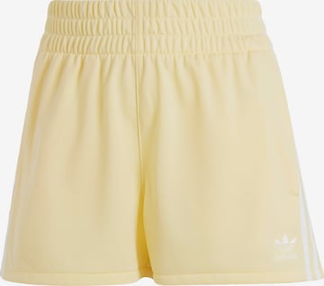 ADIDAS ORIGINALS Regular Pants 'Adicolor' in Yellow: front