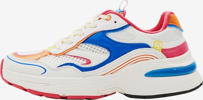 Desigual Platform trainers in Blue / Yellow / Orange / Red / White, Item view