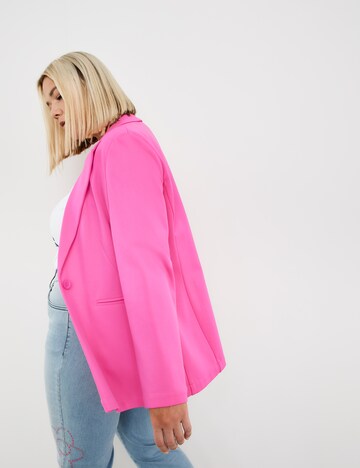 Blazer SAMOON en rose