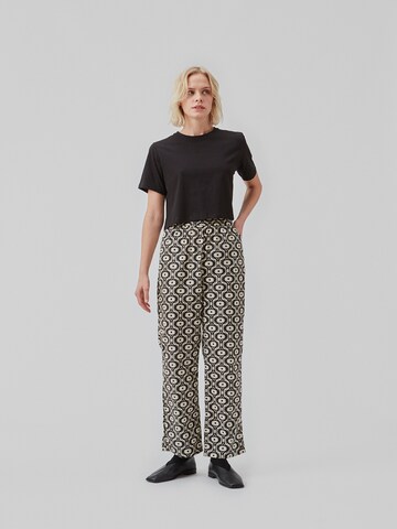 modström Loosefit Byxa 'Cora' i beige