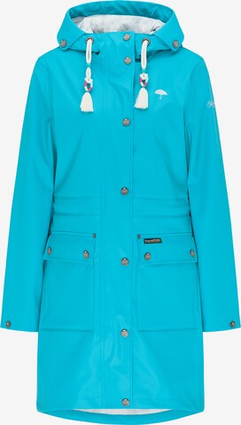 Schmuddelwedda Between-Seasons Parka in Blue: front