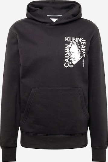 Megztinis be užsegimo iš Calvin Klein Jeans, spalva – juoda / balta, Prekių apžvalga