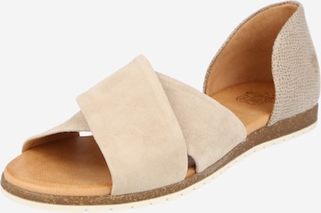 Apple of Eden Sandal in Beige: front