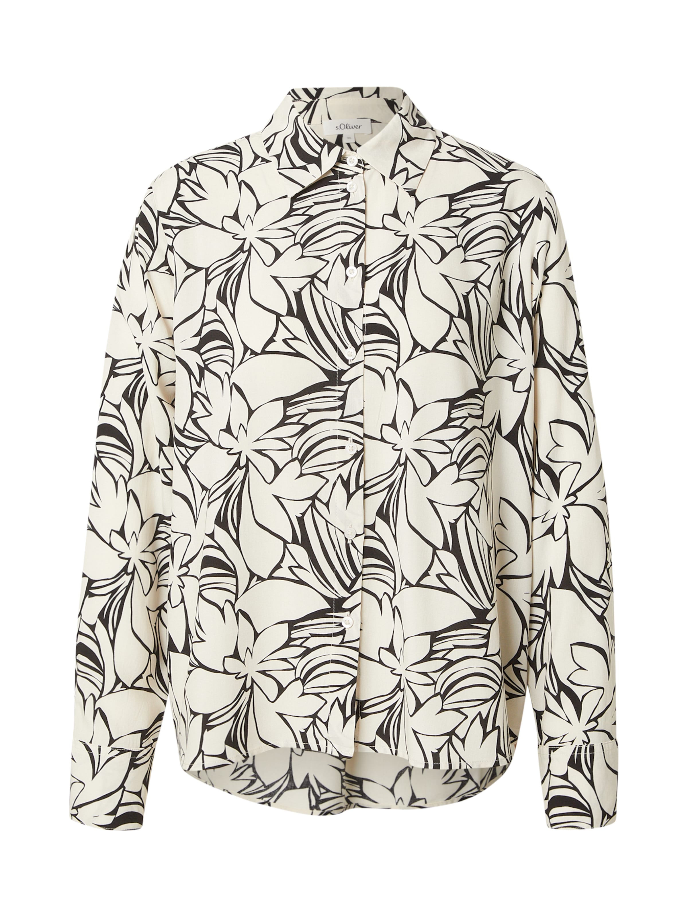 s.Oliver Bluse in Beige: Vorderseite