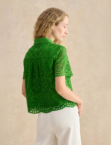 Hobbs London Shirt in Green: back